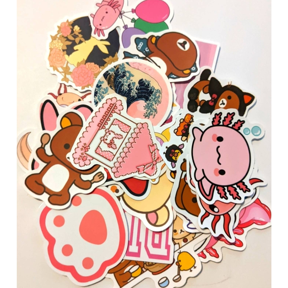 Kawaii Stickers 50pc Cute Anime Girls Teens Laptop Scrapbook